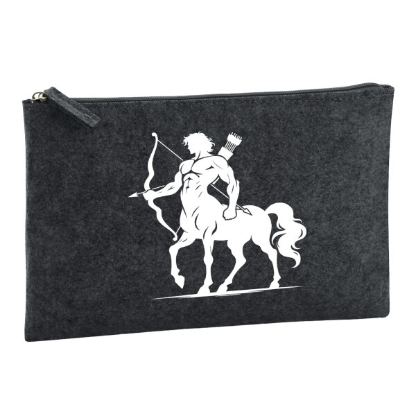 Kulturbeutel Zentaur Fabelwesen 1 Liter Charcoal