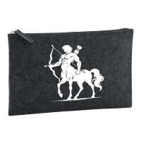 Kulturbeutel Zentaur Fabelwesen 1 Liter Charcoal