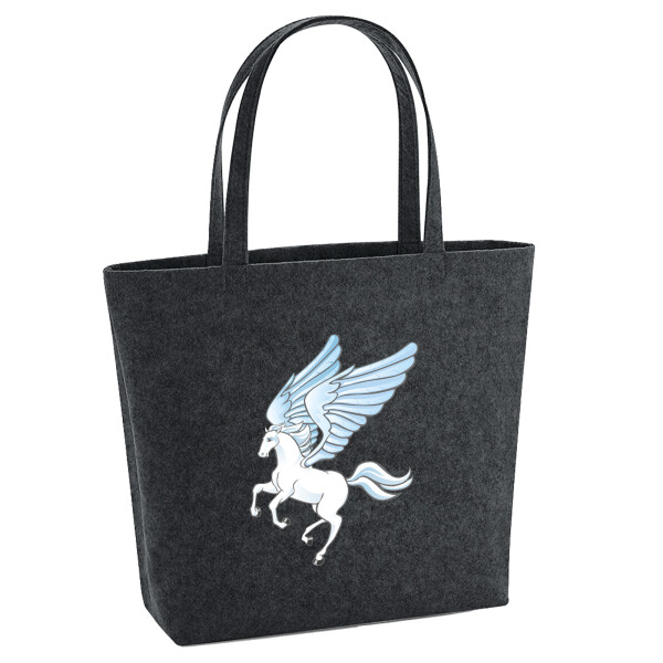 Filz Shopper Pegasus Fabelwesen 22 Liter