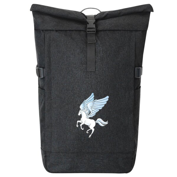 Kurierrucksack Pegasus Fabelwesen 30-44 Liter Black Melange