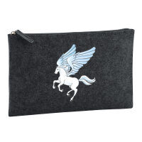 Kulturbeutel Pegasus Fabelwesen 1 Liter Charcoal