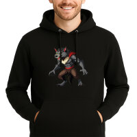 Unisex Hoodie Werwolf Fabelwesen
