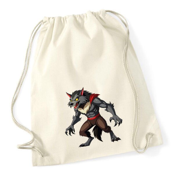 Turnbeutel Werwolf Fabelwesen 12 Liter