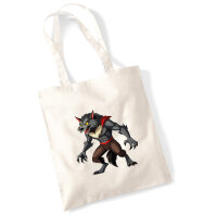 Jutebeutel Werwolf Fabelwesen 10 Liter