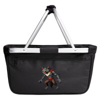 Einkaufskorb faltbar Werwolf Fabelwesen 20 Liter Black