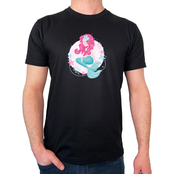 Herren T-Shirt Meerjungfrau Fabelwesen
