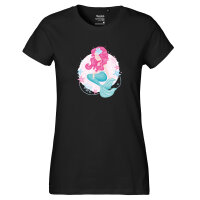 Damen T-Shirt Meerjungfrau Fabelwesen