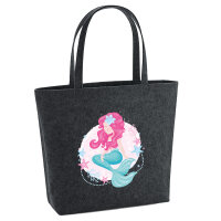 Filz Shopper Meerjungfrau Fabelwesen 22 Liter