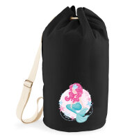 Seesack Meerjungfrau Fabelwesen 20 Liter Black