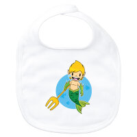 Baby Lätzchen Wassermann Fabelwesen Klettverschluss