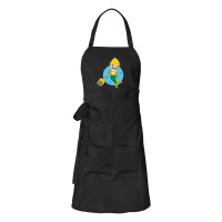 Schürze Wassermann Fabelwesen mit Taschen