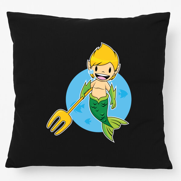 Kissen Wassermann Fabelwesen 40x40cm
