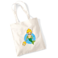 Jutebeutel Wassermann Fabelwesen 10 Liter