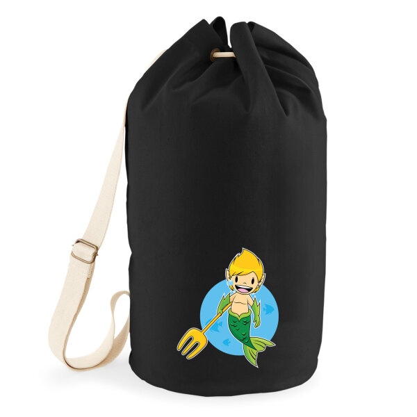 Seesack Wassermann Fabelwesen 20 Liter Black
