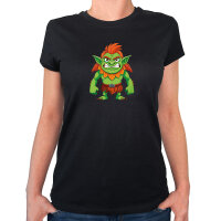 Damen T-Shirt Troll Fabelwesen