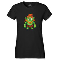 Damen T-Shirt Troll Fabelwesen