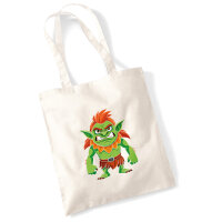Jutebeutel Troll Fabelwesen 10 Liter