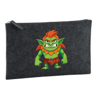 Kulturbeutel Troll Fabelwesen 1 Liter Charcoal