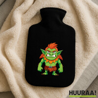 Wärmflasche Troll Fabelwesen
