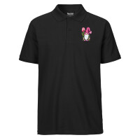 Herren Polo Shirt Gnom Fabelwesen