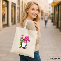 Jutebeutel Gnom Fabelwesen 10 Liter