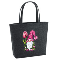 Filz Shopper Gnom Fabelwesen 22 Liter