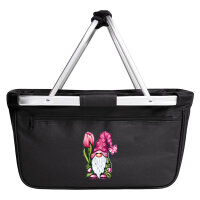 Einkaufskorb faltbar Gnom Fabelwesen 20 Liter Black