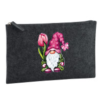 Kulturbeutel Gnom Fabelwesen 1 Liter Charcoal