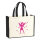 Jutetasche Fee Fabelwesen 21 Liter Black