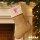 Weihnachtsstrumpf Fee Fabelwesen Beige Jute