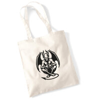 Jutebeutel Dämon Fabelwesen 10 Liter