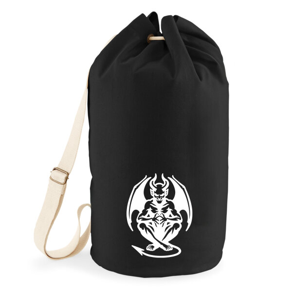 Seesack Dämon Fabelwesen 20 Liter Black