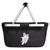 Einkaufskorb faltbar Comic Geist Fabelwesen 20 Liter Black