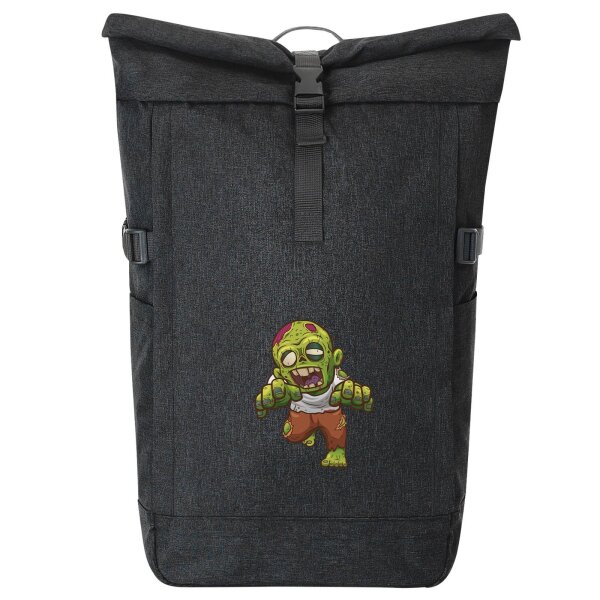 Kurierrucksack Zombie Fabelwesen 30-44 Liter Black Melange