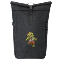 Kurierrucksack Zombie Fabelwesen 30-44 Liter Black Melange