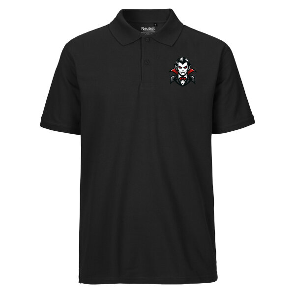 Herren Polo Shirt Vampir Fabelwesen