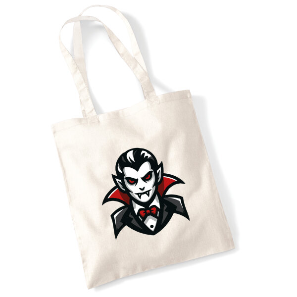 Jutebeutel Vampir Fabelwesen 10 Liter