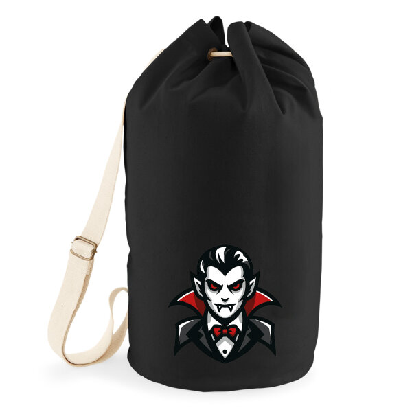 Seesack Vampir Fabelwesen 20 Liter Black