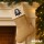 Weihnachtsstrumpf Vampir Fabelwesen Beige Jute