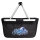 Einkaufskorb faltbar Kraken Fabelwesen 20 Liter Black