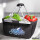 Einkaufskorb faltbar Kraken Fabelwesen 20 Liter Black