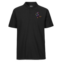 Herren Polo Shirt Hexe Halloween