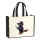Jutetasche Hexe Halloween 21 Liter Black
