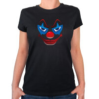 Damen T-Shirt Horrorclown Halloween