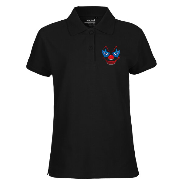 Damen Polo Shirt Horrorclown Halloween
