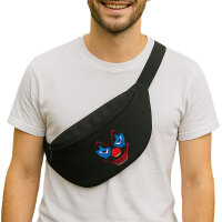 Bauchtasche Horrorclown Halloween 2,5 Liter Black