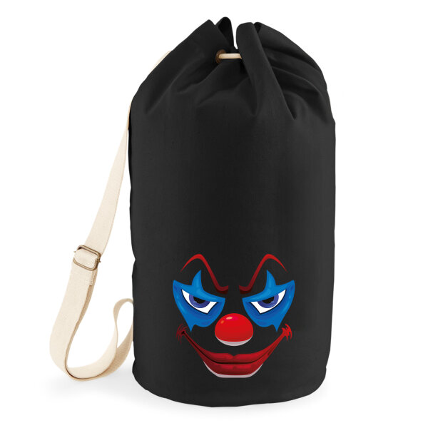 Seesack Horrorclown Halloween 20 Liter Black