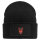 Beanie mit Patch Oni Yōkai Japanische Mythologie Black