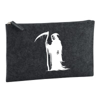 Kulturbeutel Sensenmann Tod 1 Liter Charcoal