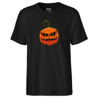 Herren T-Shirt Halloweenkürbis Kürbis